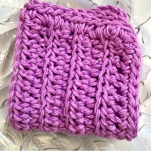 HAND CRAFTED Crocheted Colorful 100% Cotton All Purpose Dish or Wash Cloth